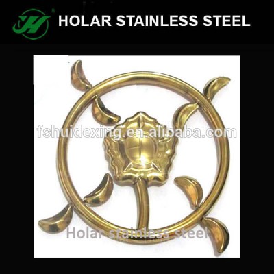 Supply stainless steel 304 decorative flowers / decorative metal flowers